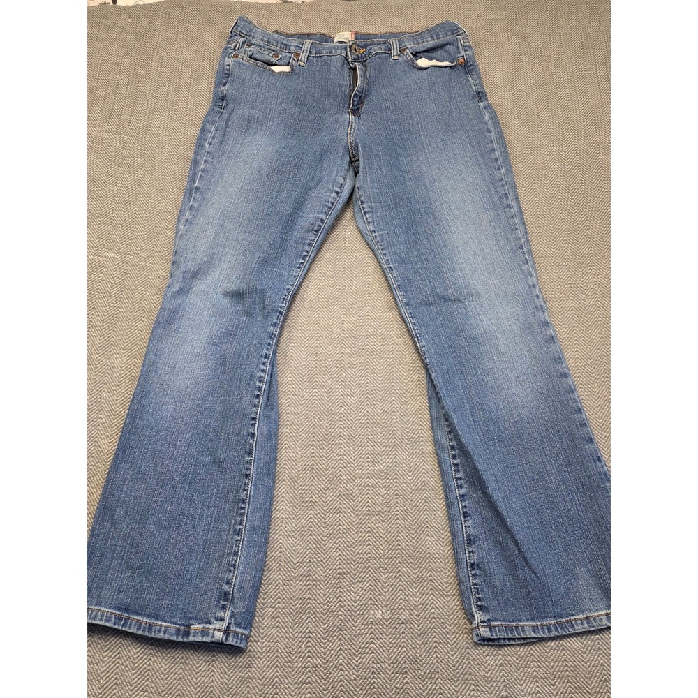 Levis 515 Bootcut Jeans Womens 16M Medium Wash Blue Stretch Denim Pants